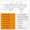 Timing Belt Model 84XL-104XL Closed Loop Rubber Belts Width 10/15/20/25/30mm 1Pcs(86XL (43 Teeth),1PC_25MM) view 3