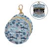 Underwater Sharks Leaves Blue Pattern Pacifier Holder Pacifier Case Portable Baby Paci Storage Holders Box with Clip for Diaper Bags Baby Carriage Stroller view 2