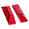 1Pair Aluminum Side Pedal Foot Pedals for 1/32 RC Crawler Redcat Ascent-32 Replace Upgrade Parts Accessories (Red) view 3