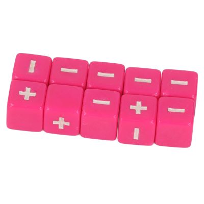 Math Cubes, Addition Subtraction Practice for Kids, Math Manipulatives 20 Pieces 16mm Pink for Children Early Learning Classroom Homeschool Math Lessons
