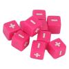 Math Cubes, Addition Subtraction Practice for Kids, Math Manipulatives 20 Pieces 16mm Pink for Children Early Learning Classroom Homeschool Math Lessons view 2