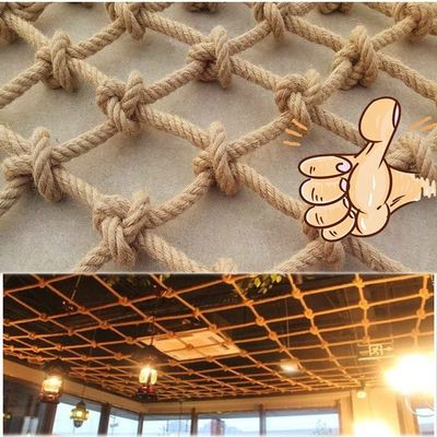 Durable Climbing Net for Indoor & Outdoor Use Perfect for Treehouse Safety & Balcony Protection Eco-Friendly Jute Rope Ladder Decoration Versatile & Sturdy Design