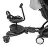 2-in-1 Universal Stroller Board w/Saddle Seat,Sit & Stand Toddler Stroller Seat Attachment Strollers Board Adjustable Attachment for Toddler with 2 Wheel,Holds Children Up to 55 lbs (Type B) view 1