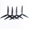 1207 12 Inch Reinforced Glass Fiber Nylon Propellers, 3 Blades, for Cinelifter FPV or Macroquad Drones, 4 pcs, 2CCW 2CW, Black view 3