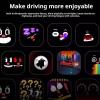 LookFoU Funny Car Emotional Expression Robot Smart AI Dashboard Companion Electronic Pet Auto Interior Ornament with 52 Cute Animated Expressions & Charging Dock, Quick Release, (red) view 3