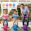 LivialyCity Pogo with Handle and Pump Bounce Jump Trick Board for (Purple) view 2