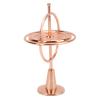 Alomejor Rose Gold Metal Gyroscope Toy, Mini Hand Spinning Top for and Stress Relief, Zinc Alloy Design for Office and Home Use view 3