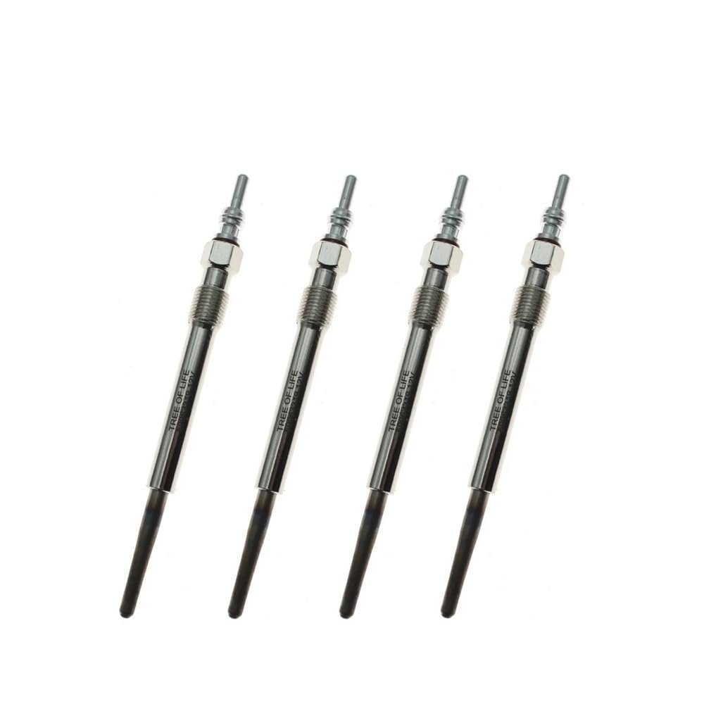 4/6pcs Glow Plug Fit For 12V A4 B5 B6 B7 A6 C5 A8 D2 D3 2.5 TDI 1997-2005 059963319A 059963319(4 PCS)