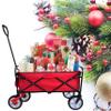 Folding Wagon GShopping Beach Cart (Red) view 1