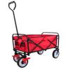 Folding Wagon GShopping Beach Cart (Red) view 3