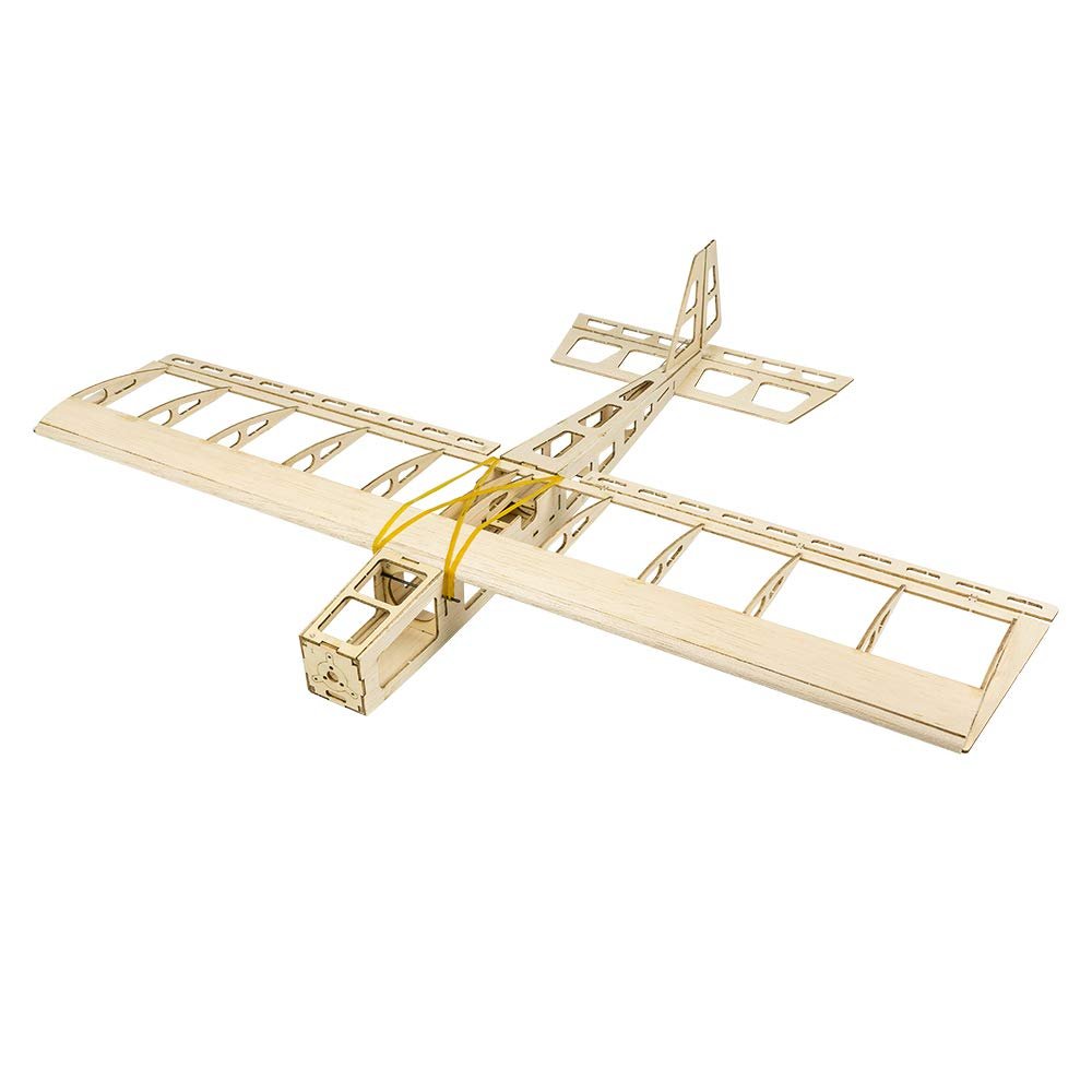 AEORCACC R03 Lightweight Balsa Wood RC Airplane Kit, 580mm Wingspan Wooden RC Plane,Easy to Assemble & Fly,Training Aircraft for Beginners & Hobbyists