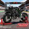 1/6 Scale Alloy Motorcycle Model, Dynamic Simulation Bike with Ignition System & Smoke Spray Effects, Detailed Collectible Display Gift for Adults view 2