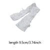 Simhoa 1/12 Female Action Figure Clothes Miniature Clothing Accessory Trendy, Premium, Doll Costume Durability Photo Prop Dress up , Cargo Pant White view 2
