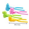 4pcs Snowball Maker, Winter Snow Moulds with Handle, Snow Duck Maker Tool Clip, Kids Outdoor Beach Toy, for Winter and Summer Beaches view 3