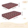 Crib Sheets for Baby Boys Girls Cotton Baby Playard Sheet Comfy Breathable Newborns Crib Sheet for Nursery Decor M Snowflakes on A Red and Black Buffalo Plaid Pattern view 3