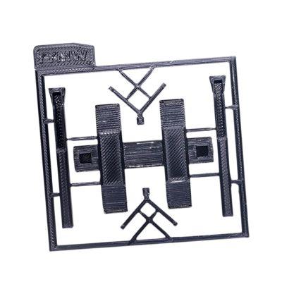 EHJRE Miniature Garage 64 Scale Car Two Model Layout Decor Mini Simulation Lift Diorama Auto Repair Tool Sturdy PP Construction Suitable