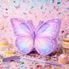 Butterfly Piata - Purple Butterfly Piata with Stick, Blindfold and Confetti for Butterfly Themed Birthday Party Game Supplies Decorations (16x12x3) view 2