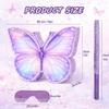 Butterfly Piata - Purple Butterfly Piata with Stick, Blindfold and Confetti for Butterfly Themed Birthday Party Game Supplies Decorations (16x12x3) view 4
