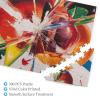 RMYRHQ Pops Art Lips&Strawberry Splash Color Burst Wooden Jigsaw Puzzles for Adults 500pieces Trendy Art Fans Perfect for Game Nights&Friend Gatherings Great Valentines Day and Birthday Presents view 4