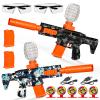 2 Pack Splatter Blaster Electric Toys Camouflage Style Toy(Black & Blue) - Rechargeable Quick-Release Batteries, Goggles, Target for Age 14+ view 1