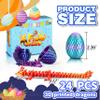 Cybermaker 24pcs 3D Printed Dragon Eggs with Articulated Dragon Fidget Toys Inside, Unique Birthday Gift for Kids Teens, Desk Decor Collectibles Surprise Set for Classroom Prize view 2