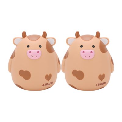 2PCS Cow Piggy Banks, Unbreakable Coin Box for Boys Girls Kids, Cute Animal Money Bank Small Saving Money Box Decoration Saving Jar for Birthday Easter Christmas