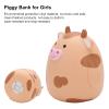 2PCS Cow Piggy Banks, Unbreakable Coin Box for Boys Girls Kids, Cute Animal Money Bank Small Saving Money Box Decoration Saving Jar for Birthday Easter Christmas view 2
