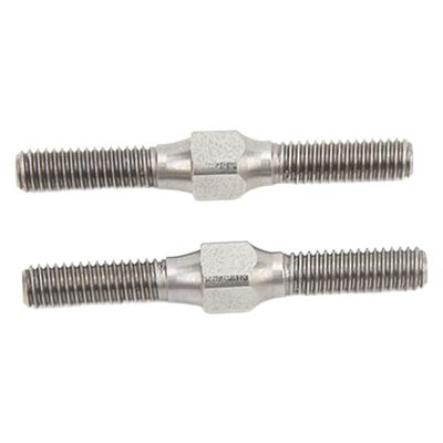 Alomejor Stable Performance RC Turnbuckle Link Steel Durable for ARRMA Granite RC Car Silver