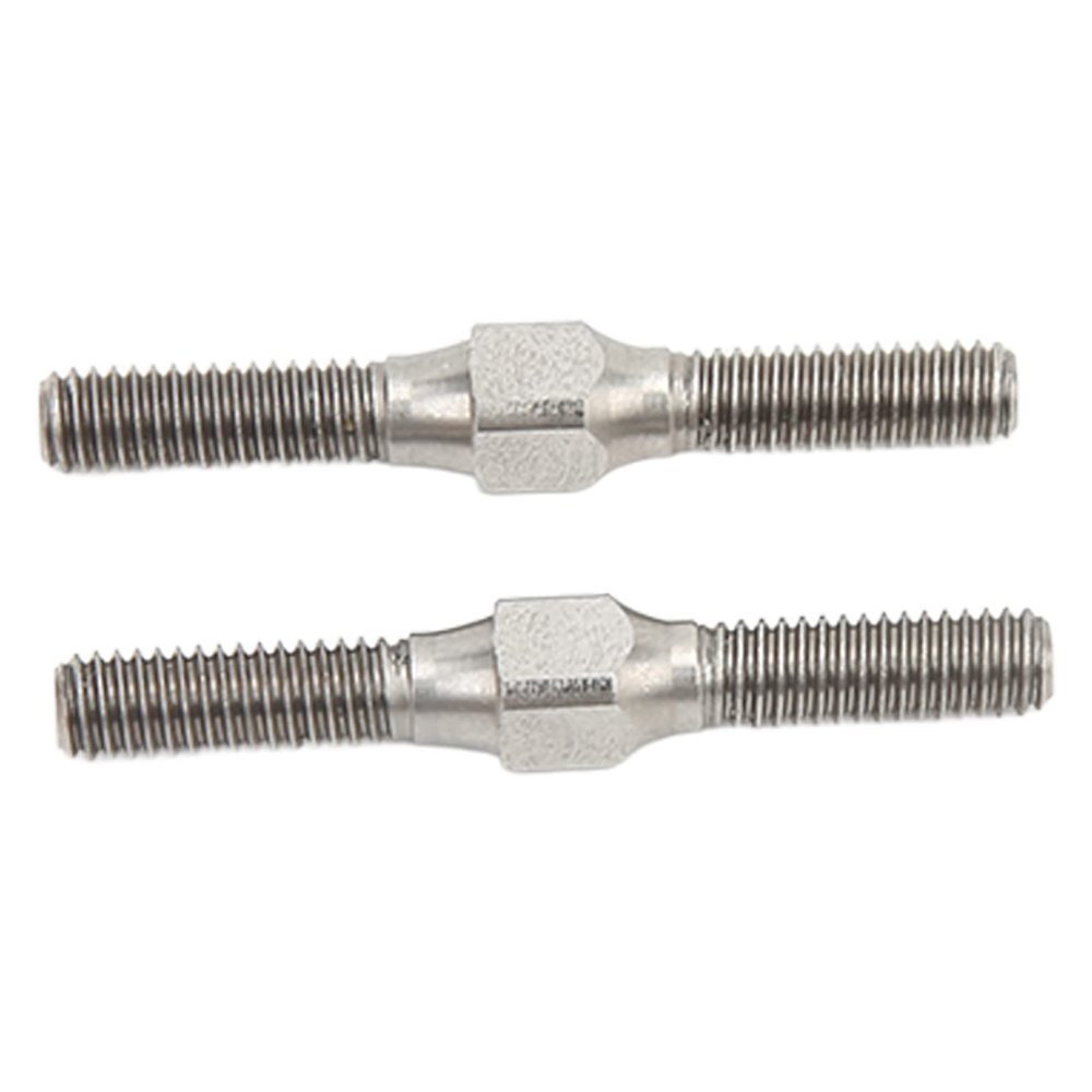 Alomejor Stable Performance RC Turnbuckle Link Steel Durable for ARRMA Granite RC Car Silver