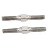 Alomejor Stable Performance RC Turnbuckle Link Steel Durable for ARRMA Granite RC Car Silver view 1