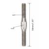 Alomejor Stable Performance RC Turnbuckle Link Steel Durable for ARRMA Granite RC Car Silver view 2