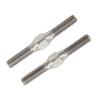 Alomejor Stable Performance RC Turnbuckle Link Steel Durable for ARRMA Granite RC Car Silver view 3