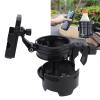 RiToEasysports Stroller Cup Holder, 3-in-1 Adjustable ABS Silicone Mount, Phone Holder for Walkers Wheelchairs, Fits 0.91-1.57in Tubes for Parents Caregivers Elderly Strolling view 4