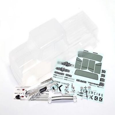 Cen Racing CEGCD0920 Sicario Clear Car & Truck Body Shell Set