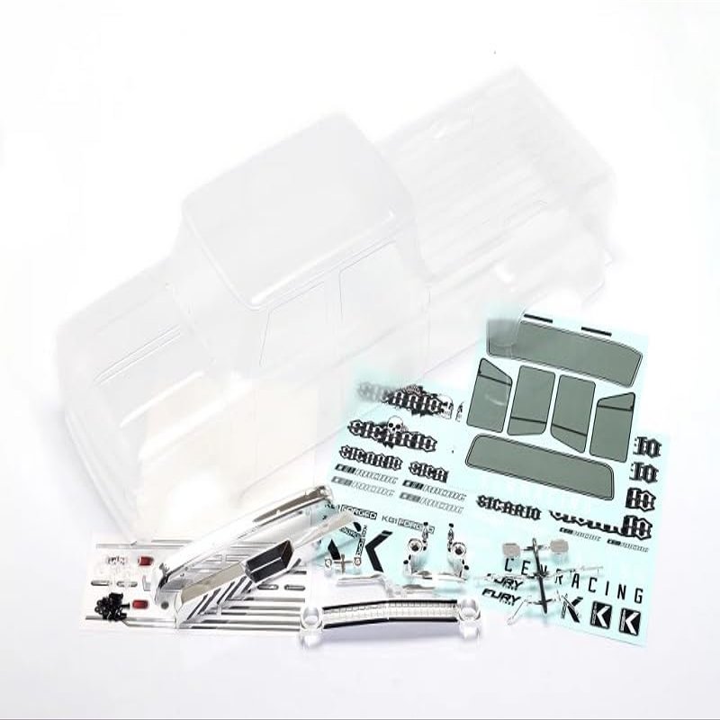Cen Racing CEGCD0920 Sicario Clear Car & Truck Body Shell Set