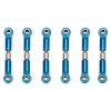 Alomejor Metal Steering Linkage Rods Set with High Strength for 1/18 Model Car RC Truck Upgrade Parts view 1