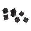 Alomejor 7Pcs Light Up Dice LED Light Chips Rechargeable Dice Inflatable Set for Broad Game Birthday Party Tabletop Games KTV view 1