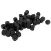 Alomejor Premium Plastic Cubes Collection for Games and Learning, Set 50 Dice for Versatile Use (Black) view 2