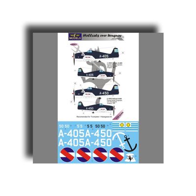 LF Models C3217 1/32 Decal for Hellcat Over Uruguay for Trumpeter, Hasegawa kit