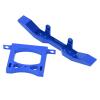 Alomejor RC Aluminum Metal Bumper Set Strong Impact Resistance Protect for WPL B14 B16 Q61 - Lightweight Easy Installation - 1/16 RC Car Enthusiasts (Blue) view 3
