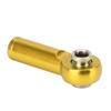 Aluminum Alloy Tie Rod Joint, Durable M4 Push Link, Gold Hardware 10Pcs for 1/10 Scale RC Crawlers Enthusiasts Off-Road Racing and Hobby Repairs view 1