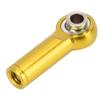 Aluminum Alloy Tie Rod Joint, Durable M4 Push Link, Gold Hardware 10Pcs for 1/10 Scale RC Crawlers Enthusiasts Off-Road Racing and Hobby Repairs view 2