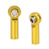 Aluminum Alloy Tie Rod Joint, Durable M4 Push Link, Gold Hardware 10Pcs for 1/10 Scale RC Crawlers Enthusiasts Off-Road Racing and Hobby Repairs view 3