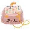 Alomejor Cat Simulation Telephone Car Toy for Children, 16 Different Functions, Comfortable Grip and Stable Analog Parts Apply for Educational Purposes (Pink) view 1