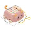 Alomejor Cat Simulation Telephone Car Toy for Children, 16 Different Functions, Comfortable Grip and Stable Analog Parts Apply for Educational Purposes (Pink) view 3