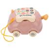 Alomejor Cat Simulation Telephone Car Toy for Children, 16 Different Functions, Comfortable Grip and Stable Analog Parts Apply for Educational Purposes (Pink) view 4