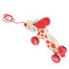 Alomejor Wooden Puppy Pull Toy for Toddlers Enhance Balance and Confidence Easy Traction by Children Wooden Bead for Easy Grasping (Puppy Pattern) view 4