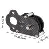 1/10 NOD Transmission for Straight Axle, Carbon LCG Gearbox Ultra-Lightweight for Scaler Sportsman 1/10 RC Crawler Chassis view 2
