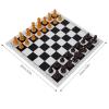 Alomejor 2 in 1 International Chess Draughts Set + Fun + Improve Thinking Skills + Best Children + PartiesOutdoor Camping view 2