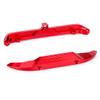 Aluminum Front & Rear Bumper Set for 1/30 Scale RC Crawler Chassis, CNC Upgrade Bumpers with Mounting Screws (Black/Red) (Red) view 4